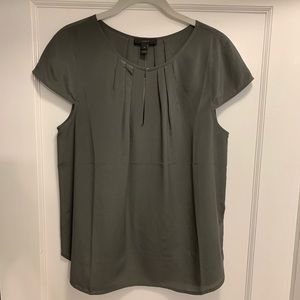 J Crew pleated silk top